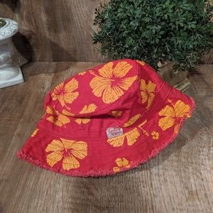 Rainforest Cafe Hawaiian SUN Shade Hat sz 4-10